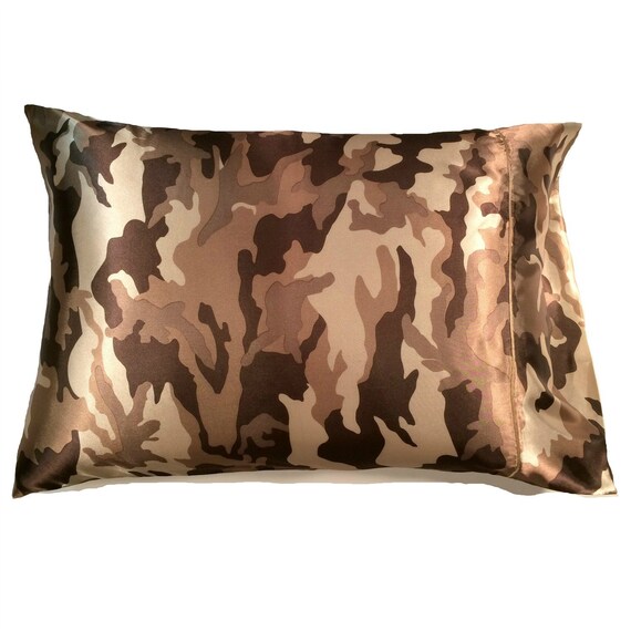 Romantic Gift For Her Or Him Camouflage Satin Pillowcases Etsy