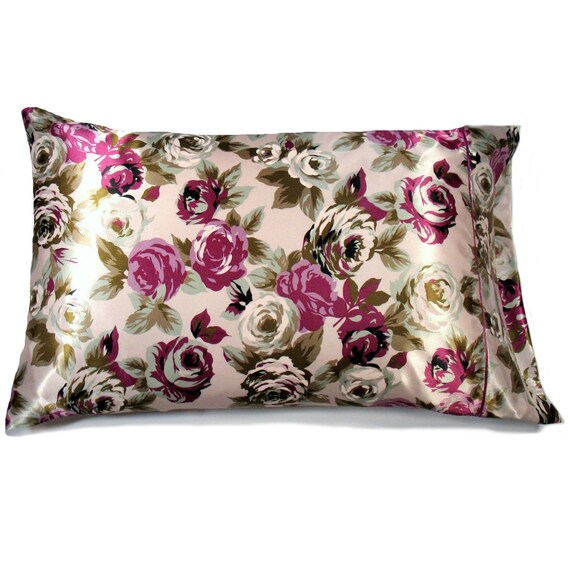 Satin Bedroom Accent Pillow Neck Pillow Pillowcase For A Etsy