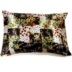 Lumbar Support Pillow. Bed Accent Pillow, Pillow Cover for 12”x16” Pillow, Sofa Nap Pillow. Luxurious Charmeuse Satin.