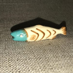 Vtg Nautical Fish Drawer Pull Cabinet Knob