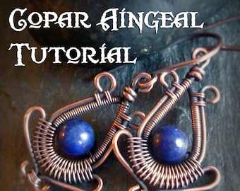 Tutorial de pendientes de pagoda con alambre enrollado: Patrón de cuentas de 6 mm (PDF)