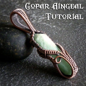 Wire Wrapped Crystal Point Pendant Tutorial (PDF)