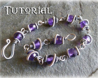 Draadgewikkelde Roly Poly-armbandzelfstudie: sieradenpatroon (pdf)