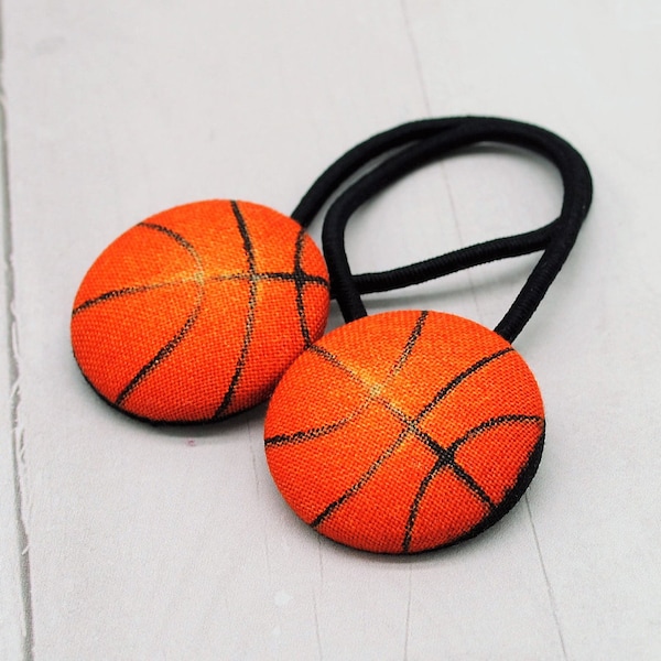 Basketball Hair Elastic, Sport Hair Tie, Sporty Girl Gift, Basketball Player Gift, Basketball Hair Tie, Sports Party Favor