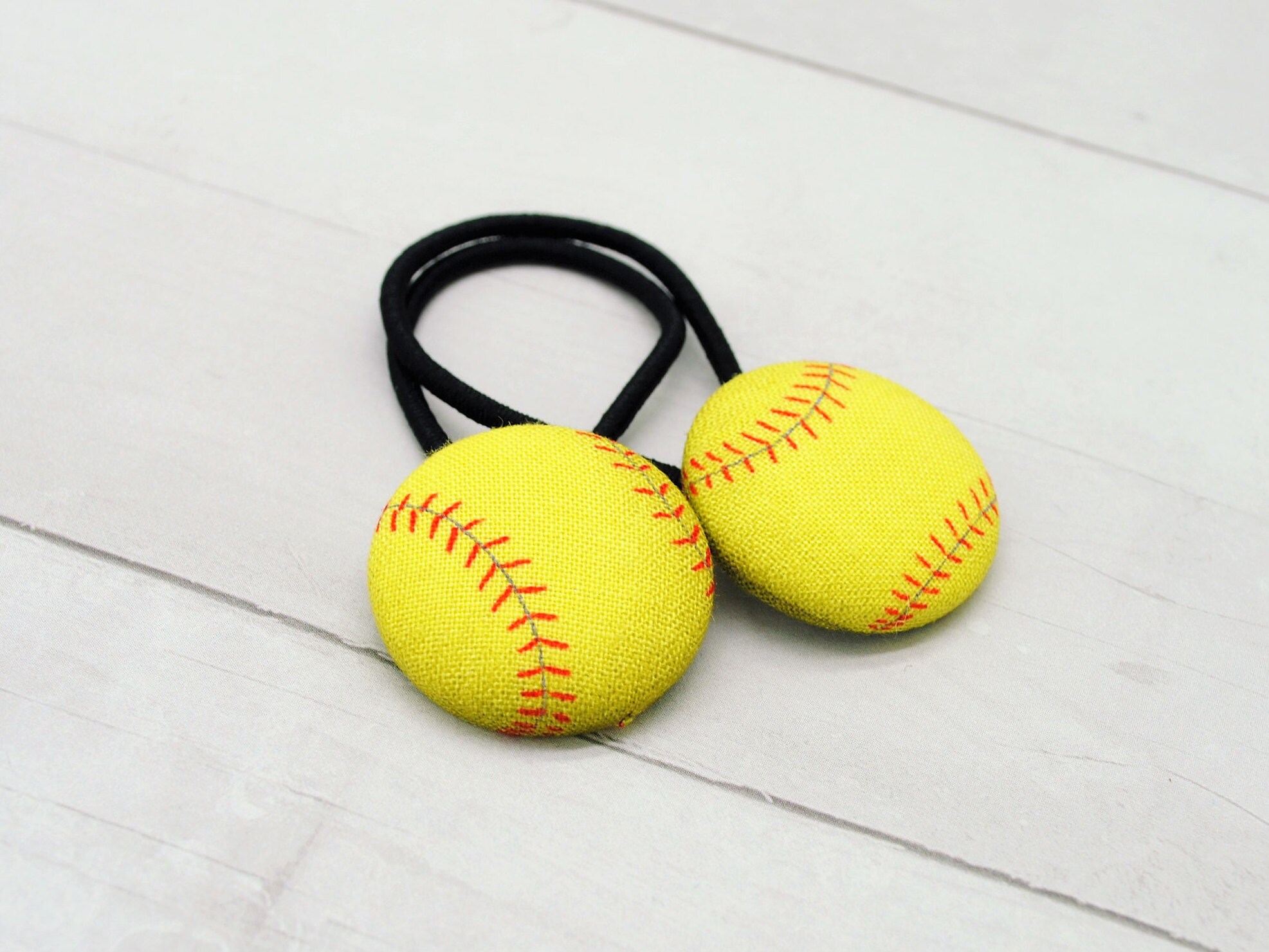 Softball Hair Tie Softball Ponytail Holder Softball Coach Etsy