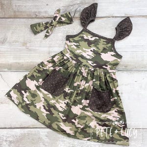 pink camo homecoming dresses CAMO dress high low hemline beaded CORSET back dress main image 1