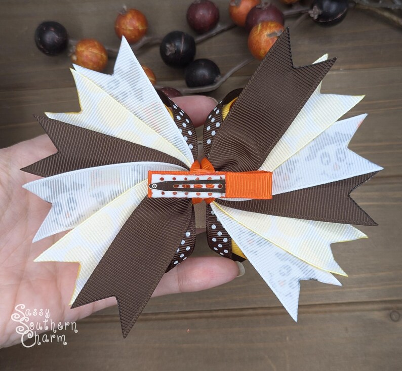Fall Chair Bows Scarecrow Bows, Fall Hair Bows, Pumpkin Patch Bows, Ribbon Bows, Feltie ...