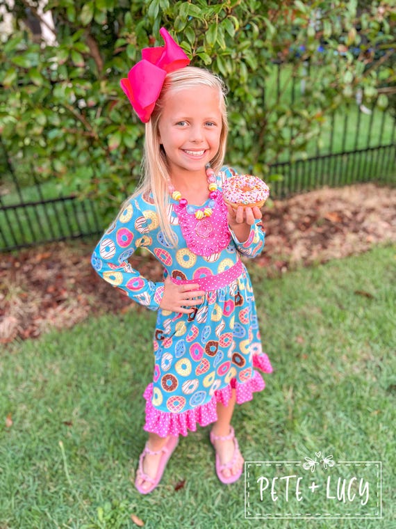 open lace back dress Donut Sprinkle Jumper Dress