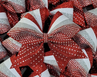 Rhinestone Cheer Bow