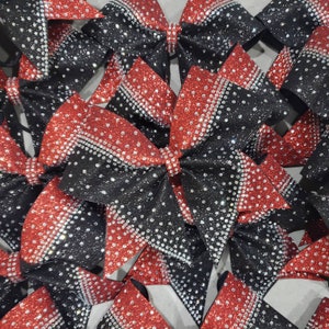 Rhinestone Cheer Bow