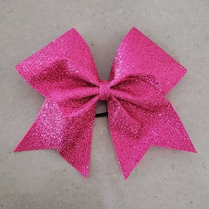 Hot Pink Cheer Bow