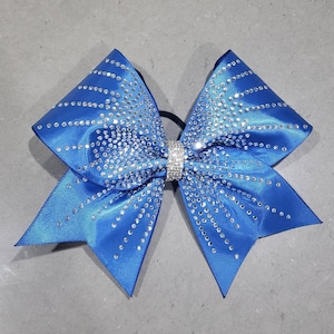 Rhinestone and Satin Cheer Bow