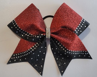 Rhinestone Cheer Bow