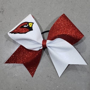 Cardinal Cheer Bow