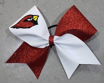 Cardinal Cheer Bow