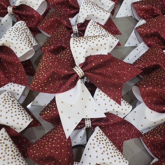 Maroon Rhinestone Bow Maroon Rhinestone Bow
