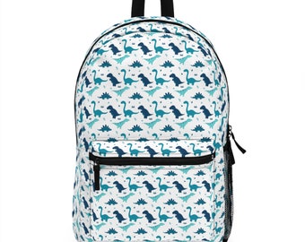 Blue Dino Backpack