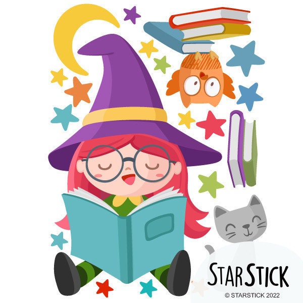 Wall Decals For Children Reading Witches Wall Decals For Schools And Wall decals for children reading witches wall decals for schools and