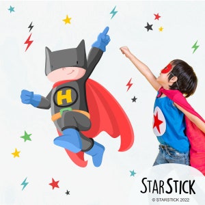 Children&#39;s Stickers children Superhero batboy - Boy decorative Stickers