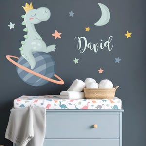 Sticker Dinosaur Nursery Wall Decal – Adorable Kids Wall Sticker & Mural Set for Baby Room Decor | Toddler Bedroom Decoration