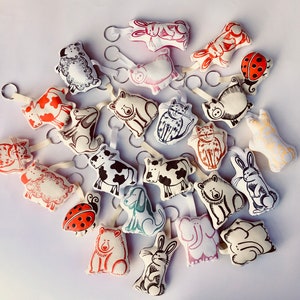 Animal Softie Keychain
