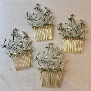 The TWIGGY COMB Branch Twig Woodland Faerie Hair Comb Bridesmaid Prom Witchy image 7