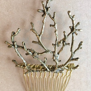 The TWIGGY COMB Branch Twig Woodland Faerie Hair Comb Bridesmaid Prom Witchy image 9