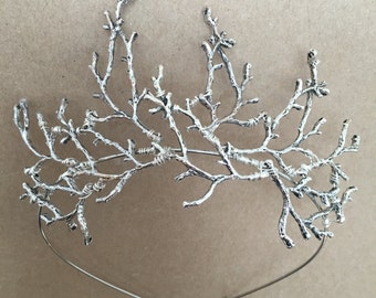 The TWIGGY Crown - Branch Twig Antler Woodland Ethereal Natural Crown.