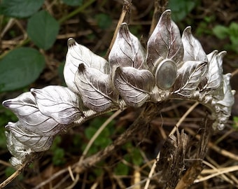 The CERES Leaf Labradorite Headband Crown Tiara - Prom Bridal Festival Party Bride Bridesmaid Cosplay