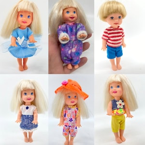 Poupées Mattel Barbie famille, skipper, Chelsea, Kelly, enfants et  adolescents d