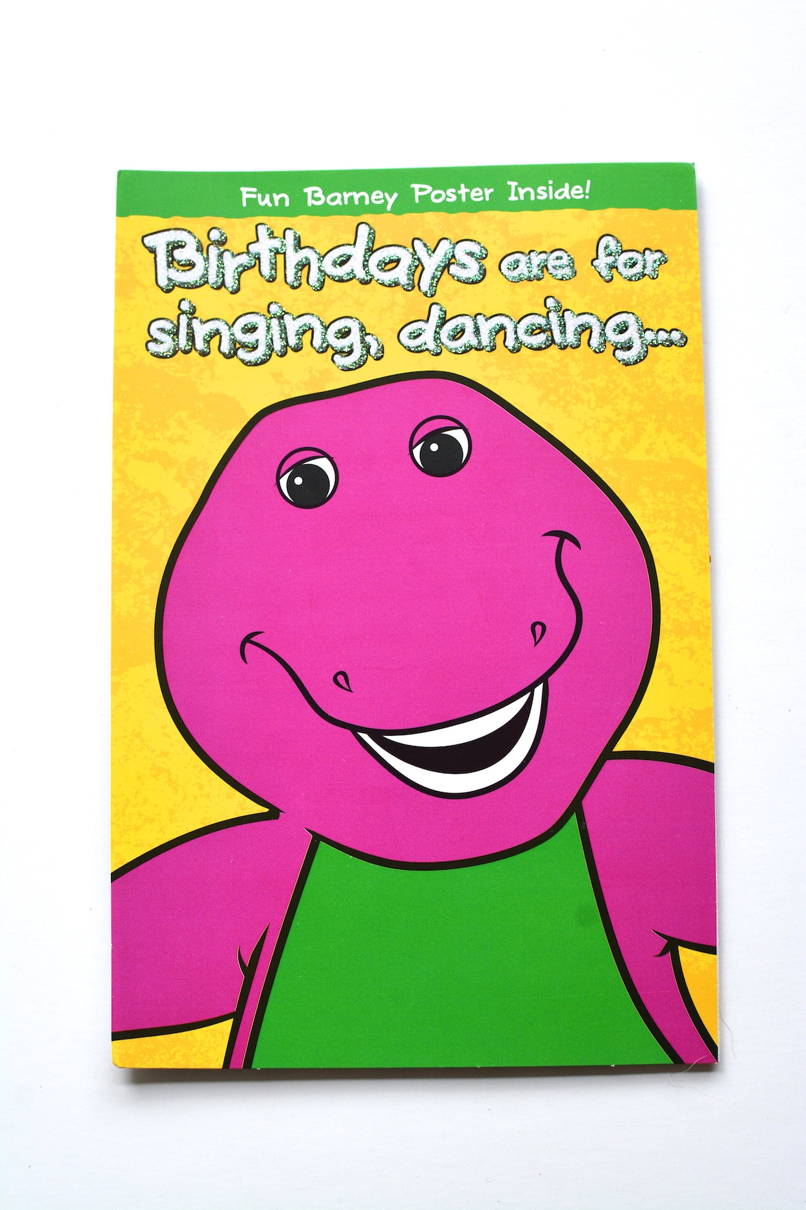 Barney Birthday Card carte de vœux vintage nostalgique fun | Etsy
