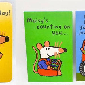 Cartes d'anniversaire pour souris Maisy - carte de voeux vintage nostalgique amusante vendue séparément