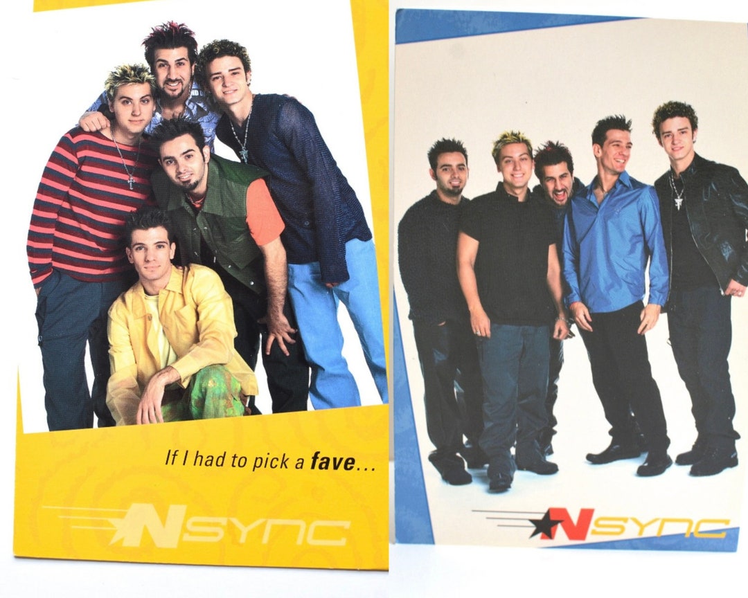 NSYNC Birthday Cards Sold Separately for All Ages Fun Nostalgic Vintage