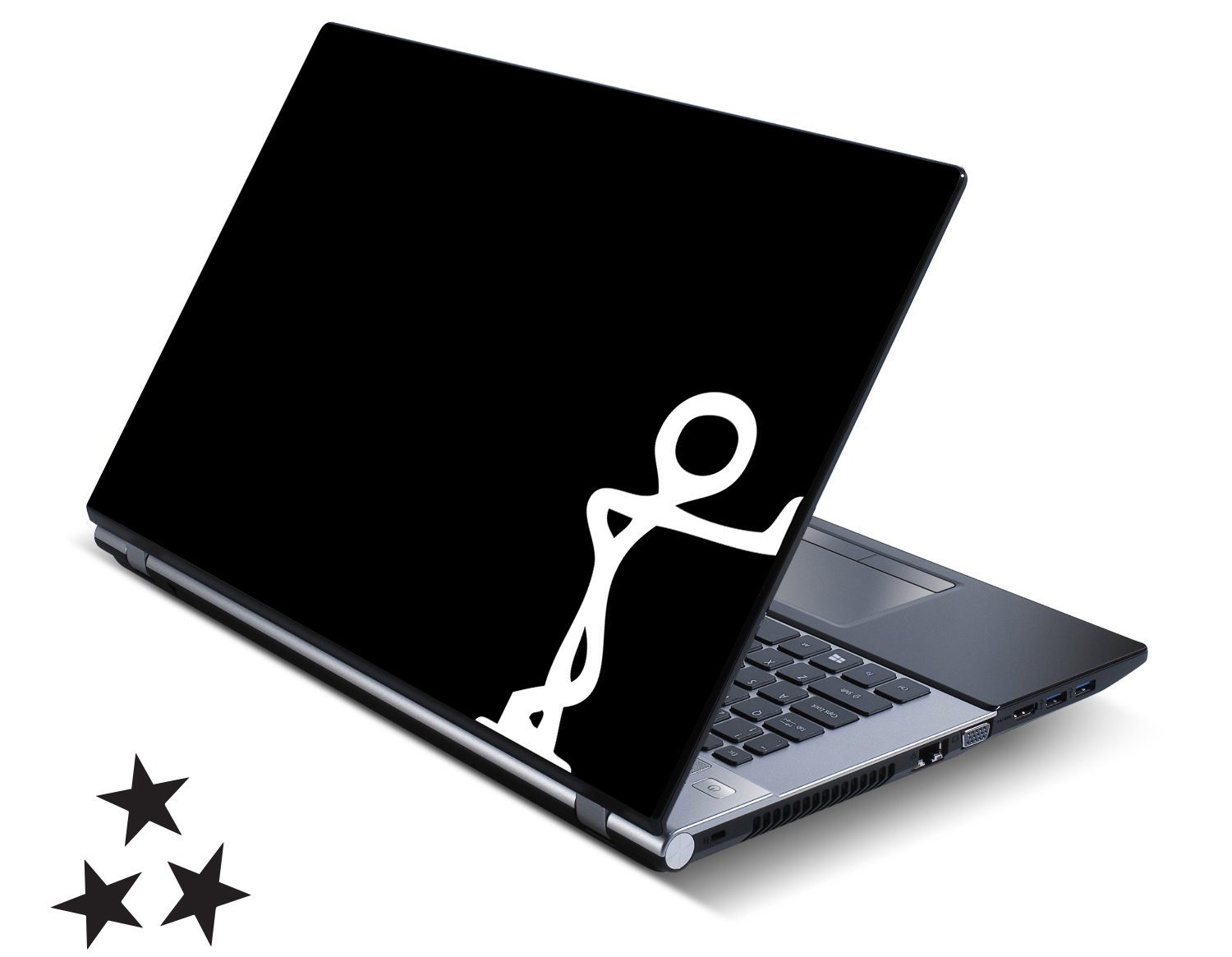 Stickman Vinyl decal Stick figure sticker Laptop decal Car Etsy