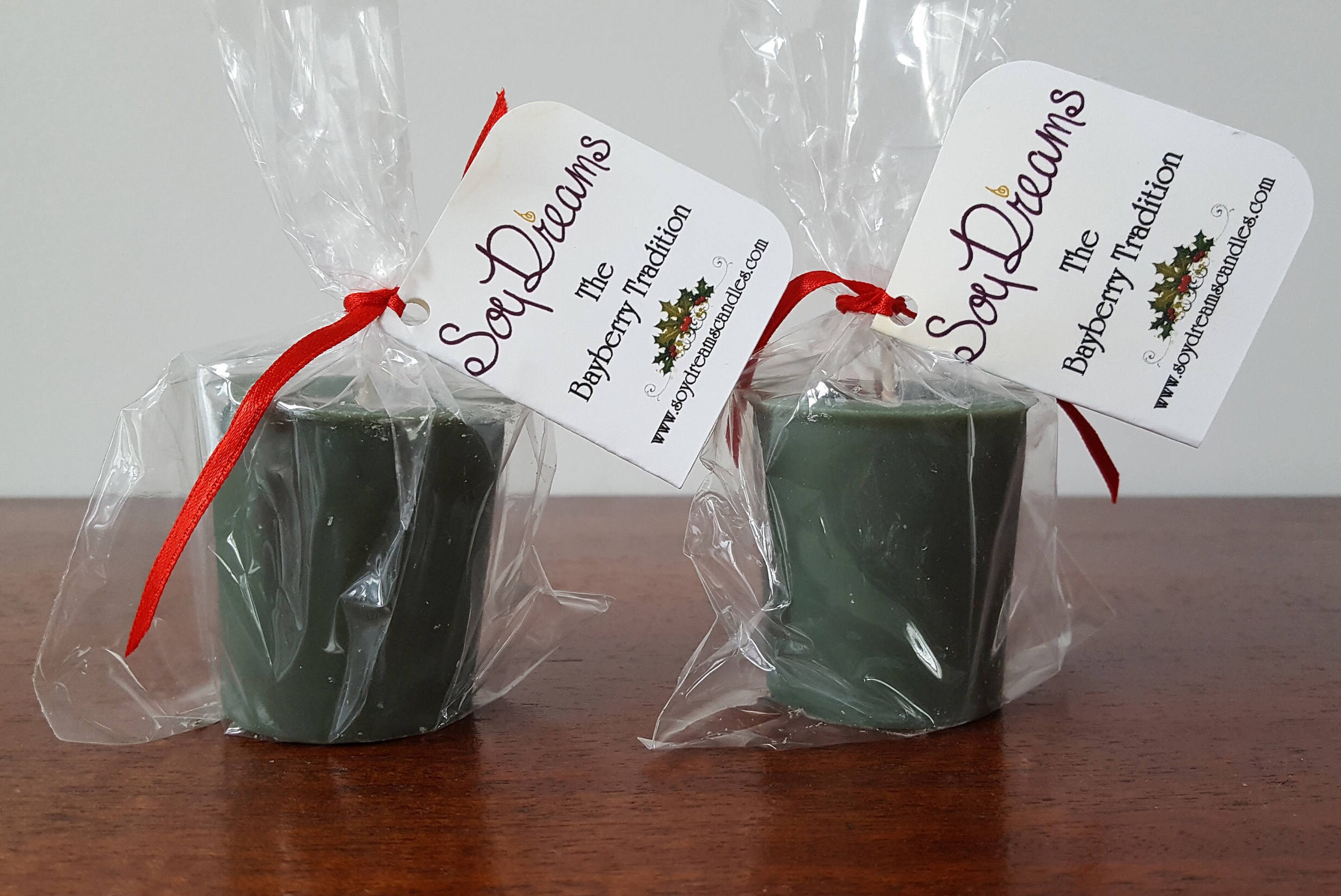 Bayberry Votives Set of 2 Bayberry Candles Christmas Etsy