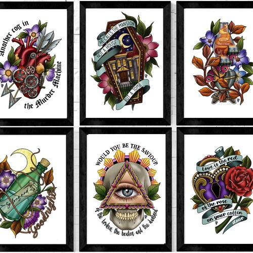 MCR Lyric Prints A5 A4 Tattoo Style Quotes Lyrics Song - Etsy MCR Lyric Prints A5 A4 Tattoo Style Quotes Lyrics Song - Etsy