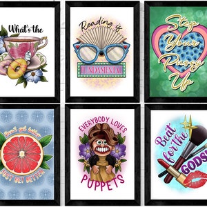 Drag Quotes Art Prints - 18 to choose from - A5, A4, Drag Race,