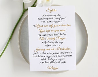 Sober Gifts for Women and Men, Sobriety Anniversary Keepsake, AA Birthday Celebration, Recovery Milestone Poem Print, Mum Sober, Sobriety