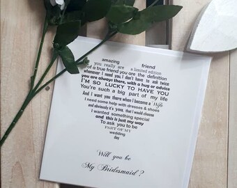 Bridesmaid Request Etsy