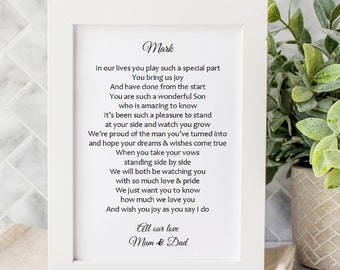 Son Wedding Day Card, Daughter in law Poem