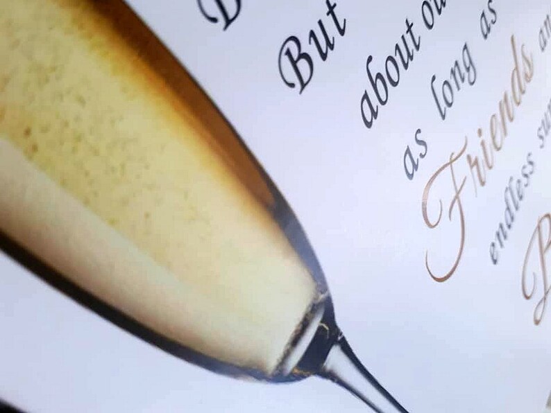 Prosecco Geburtstagskarte Freund lustige Karte Etsy