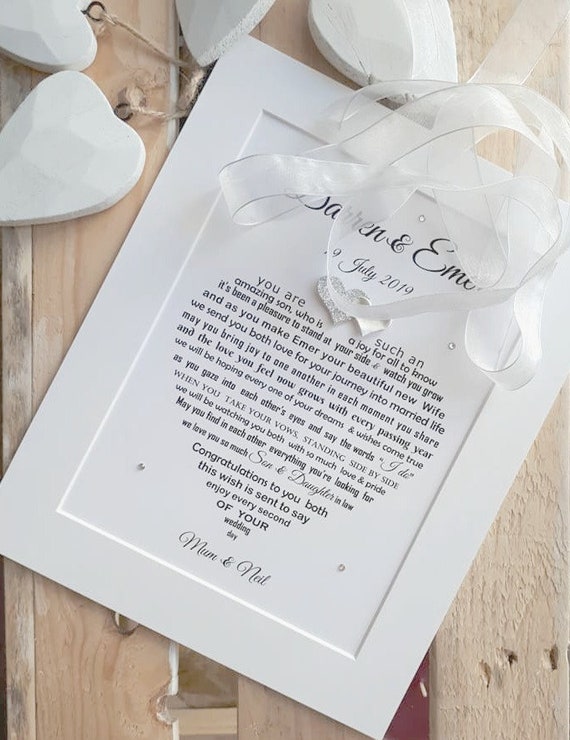 unique wedding gifts for son and daughter in law