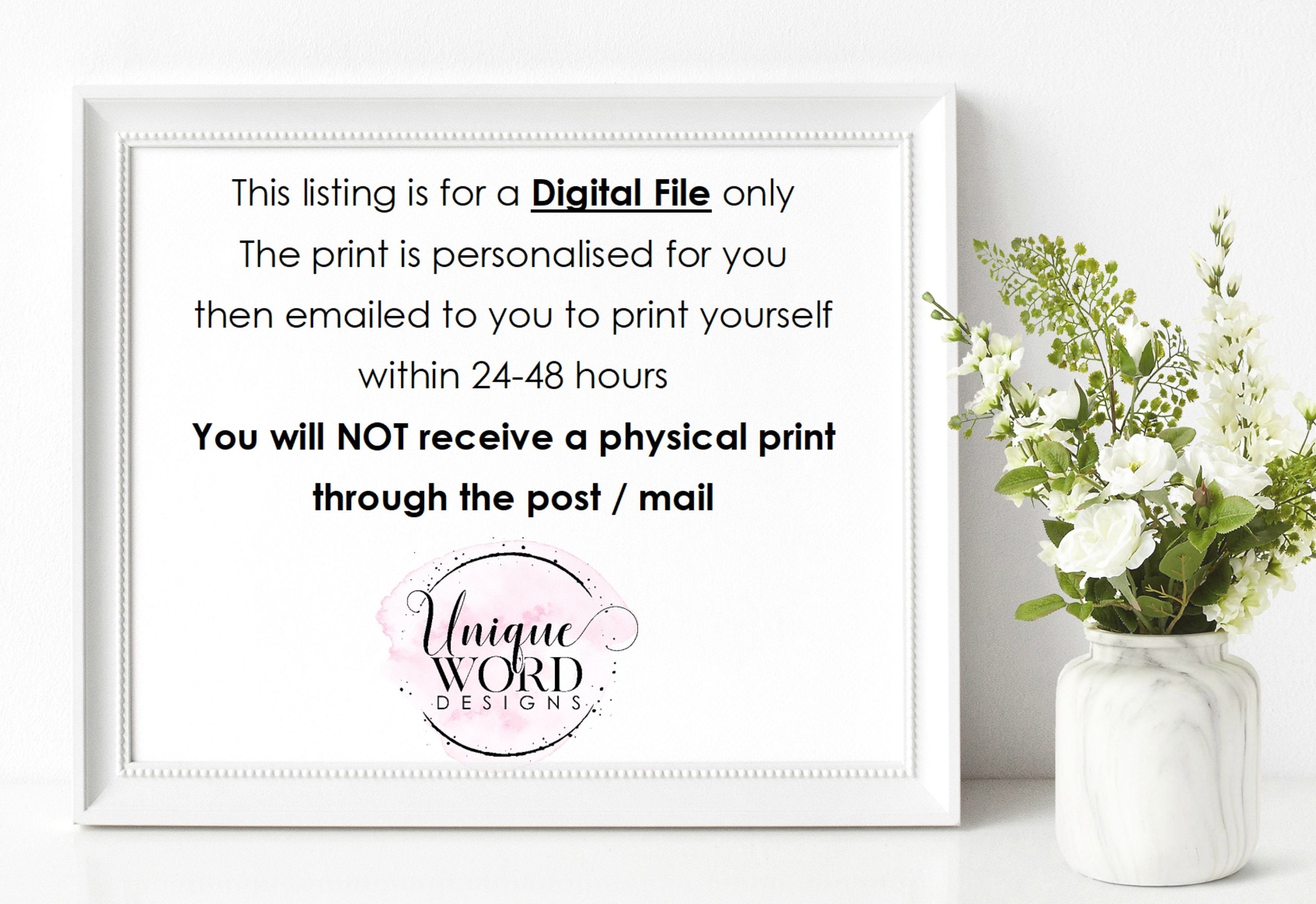 Nursery Teacher Leaving Gift UNFRAMED Preschool Leaving Gift Etsy UK