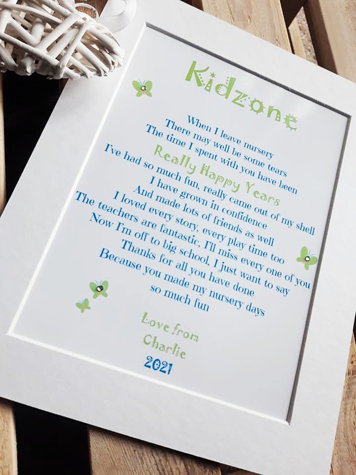 Leaving Nursery Gift Thank You Preschool Personalised Etsy UK