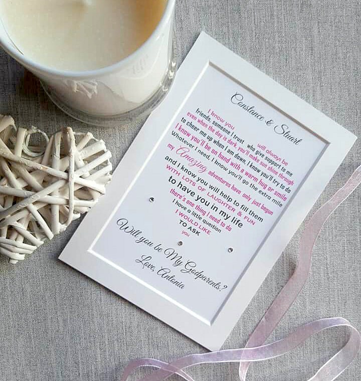 Will You Be My Godparents Godparent Proposal Poem Will You | Etsy