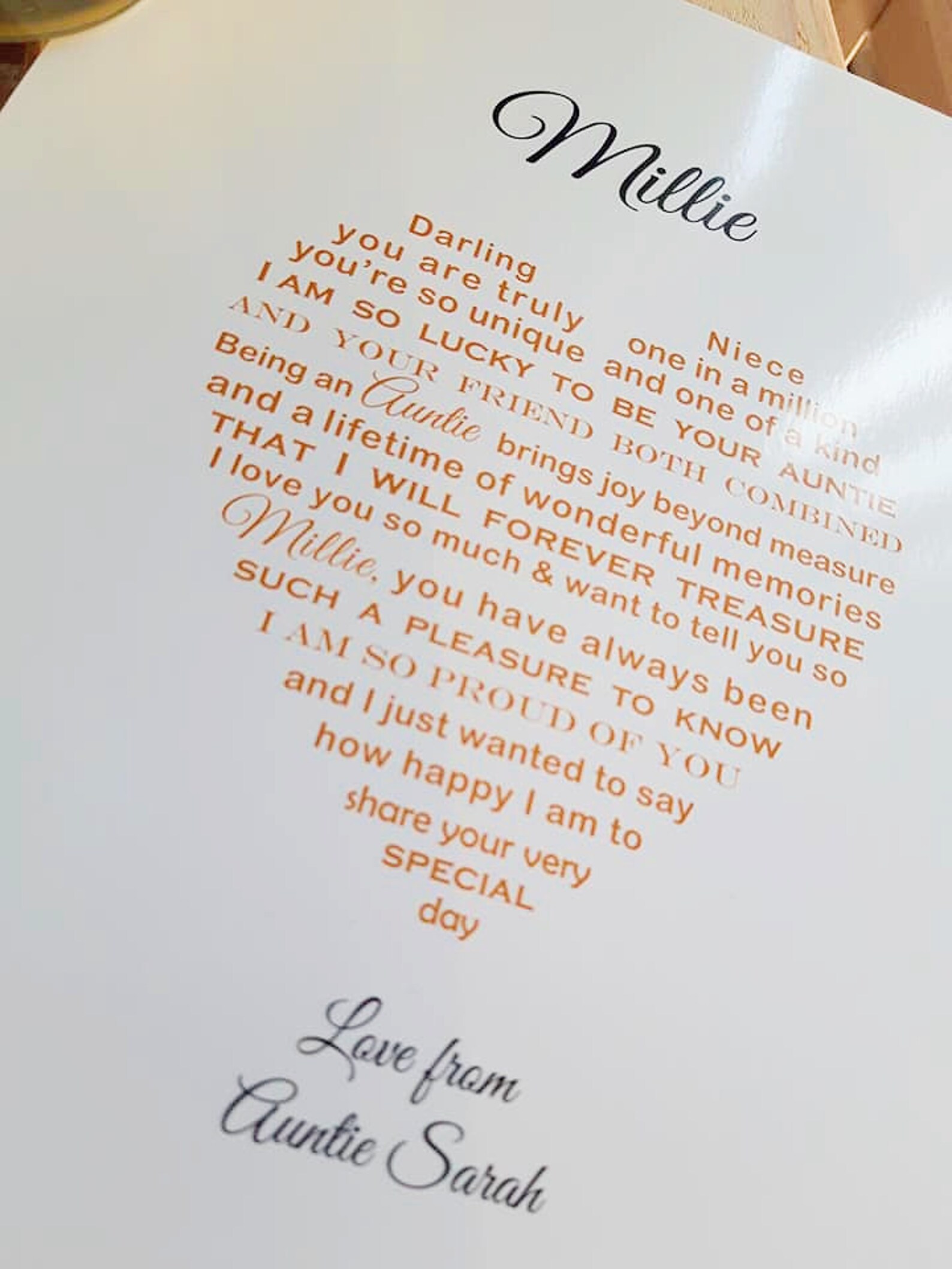 Niece Wedding Gift Niece Bridesmaid Gift Wedding Gift for Etsy