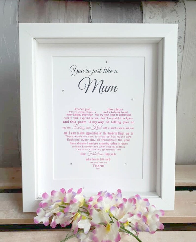 Step Mum Birthday Gift, Stepmom Gift, Step Mum Present, Stepmother Birthday, Step Mum of Bride, Like a Mum Gift, Like a Mom Mother's Day image 3