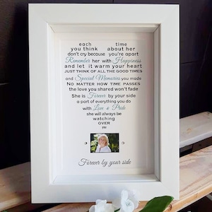 Bereavement Sympathy Gift, Remembrance Keepsake, Sorry for your loss Poem, Thinking of you print, Loss of Mum, Wife, Husband, Sister, Niece