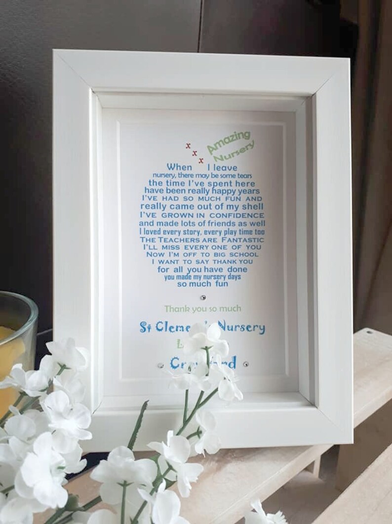 Leaving Nursery Gift Nursery Teacher Gift Kindergarten Gift - Etsy UK