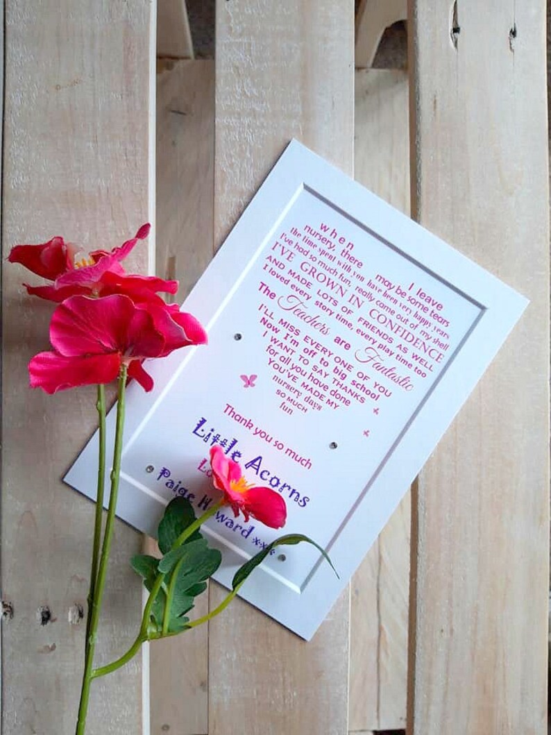 leaving-nursery-gift-unframed-nursery-teacher-gift-etsy